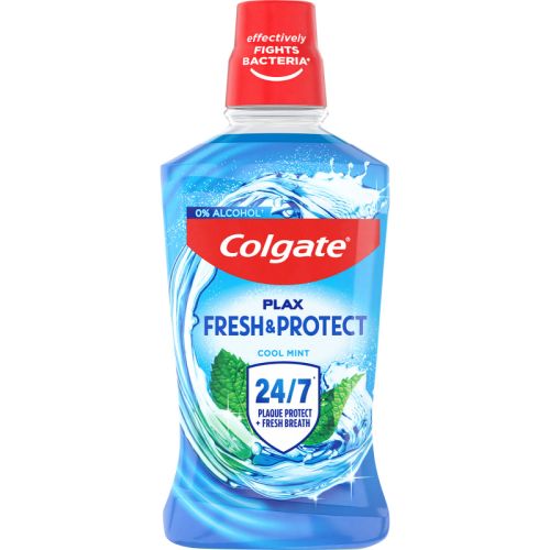 Colgate �stn� voda Plax Fresh & Protect Cool Mint 500 ml Colgate �stn� voda Plax Fresh & Protect Cool Mint 500 ml